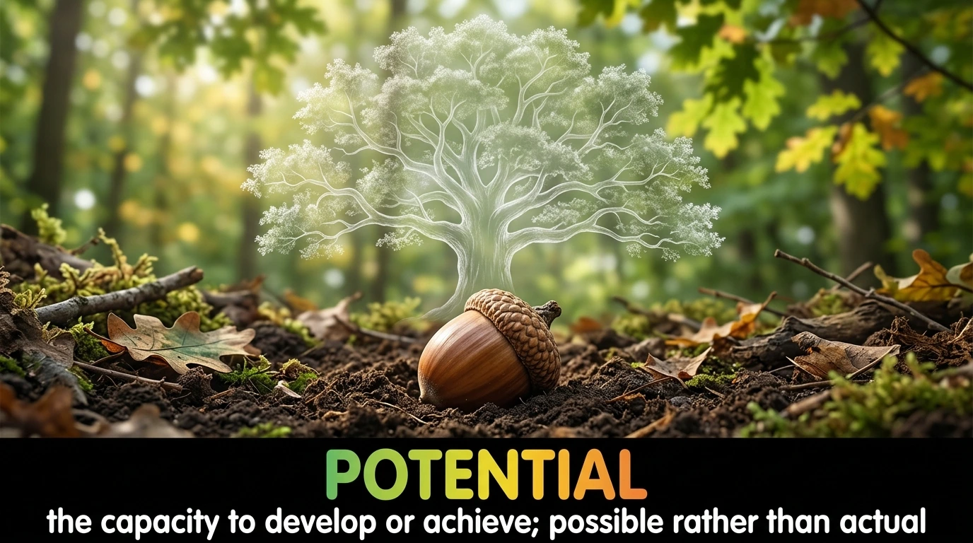 English Illustration for potential